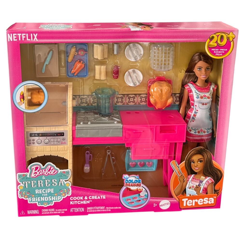 Barbie & Teresa Receipe for Friendship Playset with Doll